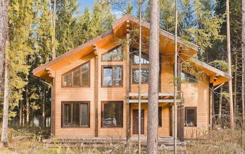 Большие дома из клееного бруса: удобство и экологичность 05 Большие дома из клееного бруса: удобство и экологичность 05