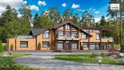 Большие дома из клееного бруса: удобство и экологичность 02 Большие дома из клееного бруса: удобство и экологичность 02