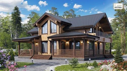 Большие дома из клееного бруса: удобство и экологичность 03 Большие дома из клееного бруса: удобство и экологичность 03