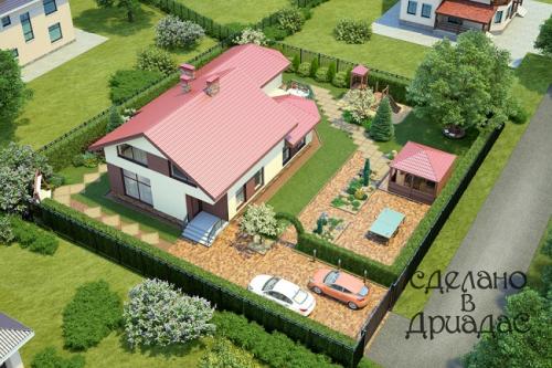 Зонирование участка в ландшафтном дизайне: основные принципы и техники 03