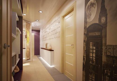 Как визуально расширить узкий коридор. Отделка помещения