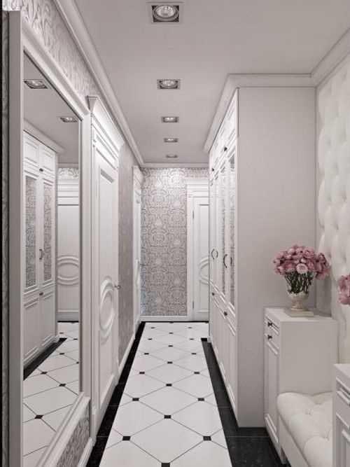 Интерьер узкого коридора в современном стиле. Прихожая для узкого коридора: современные идеи, примеры, рекомендации