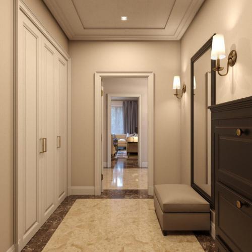 Цвет стен в узком коридоре. Узкая прихожая: варианты планировки, зонирования и дизайна (120 фото идей)