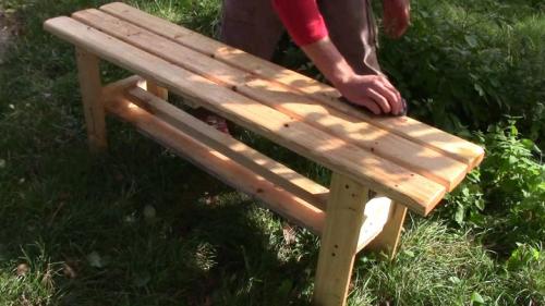 Скамейка для дачи и сада своими руками. Выбор материала и подготовка к работе 03 Скамейка для дачи и сада своими руками. Выбор материала и подготовка к работе 03