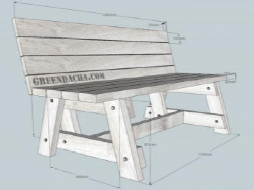 Скамейка для дачи и сада своими руками. Выбор материала и подготовка к работе 13 Скамейка для дачи и сада своими руками. Выбор материала и подготовка к работе 13