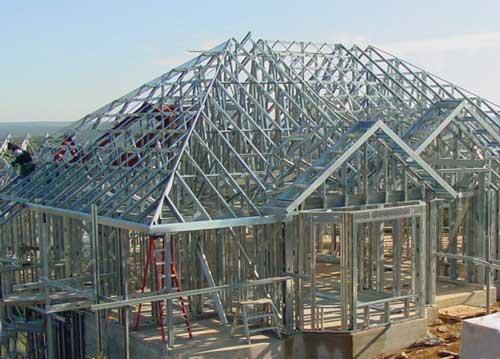 Дома из металла каркасные. Достоинства и недостатки ЛСТК 05