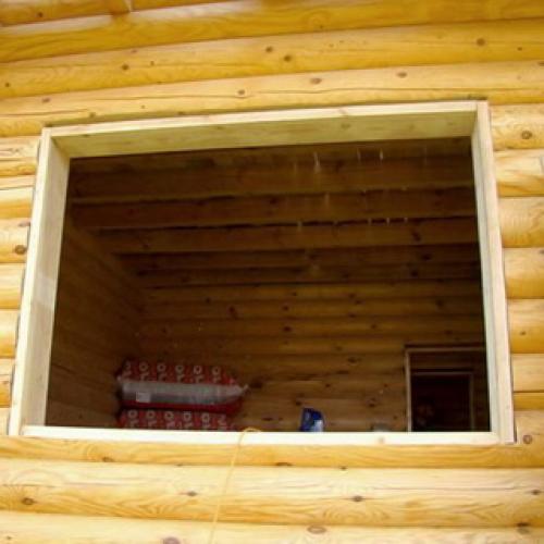 Установка окна в парной бани. Инструкция по изготовлению деревянного окна для парилки 07