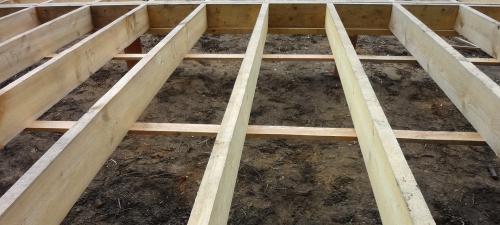 Устройство лаг пола в каркасном доме. Лаги пола в каркасном доме