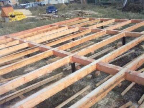 Установка лаг пола в деревянном доме. Устройство деревянного пола на лагах по деревянным основаниям