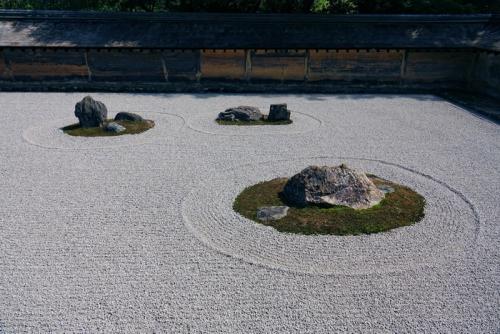 Японский сад камней в миниатюре. Японские сады камней – для созерцания и отрешения от забот