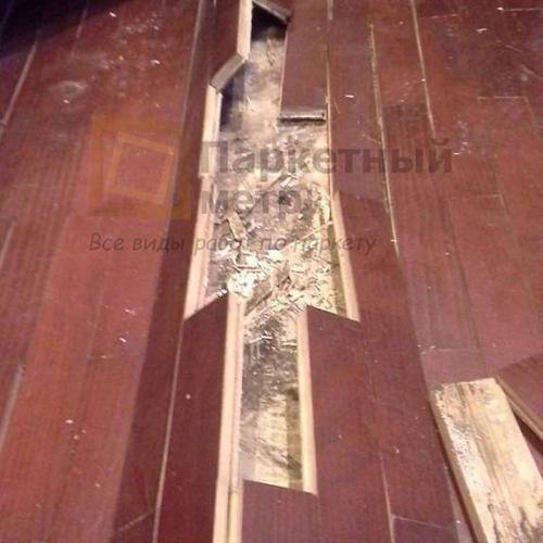 Как предотвратить вздутие и поднятие паркета от воды 05