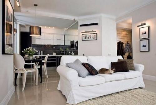 Интерьер однокомнатной квартиры 2022. Современный дизайн квартиры студии в 2022 году