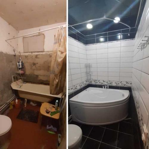 Бюджетный ремонт ванной в хрущевке. Выбор стиля оформления