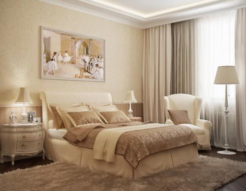 Бежевый цвет в интерьере спальни. Бежевая спальня — 120 фото лучших популярных идей создания красивых спален