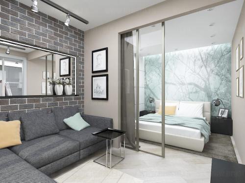 Как отделить спальное место в однокомнатной квартире. Спальня в однокомнатной квартире — варианты дизайна и лучшие идеи оформления единственной спальни (105 фото и видео)