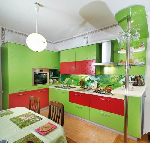 Модный зеленый цвет в интерьере. Сочетания с другими цветами