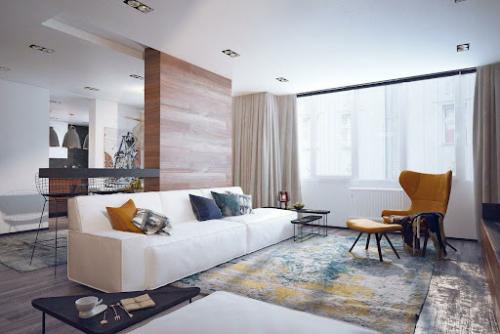 100 вариантов зонирования однокомнатной квартиры в 2022 году. Современный дизайн квартиры студии в 2022 году