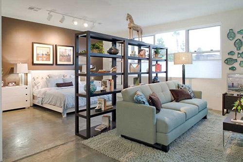 Как зонировать однокомнатную квартиру правильно. Плюсы и минусы зонирования 19