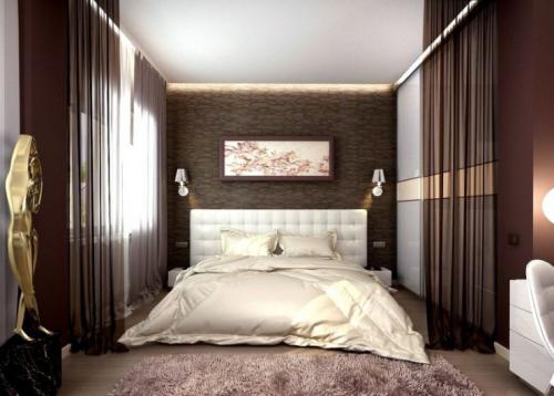 Сочетание коричневого цвета в интерьере спальни. Причины выбора коричневого цвета для спальни?