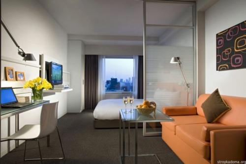 Дизайн интерьера однокомнатной квартиры.. Нестареющая классика 15