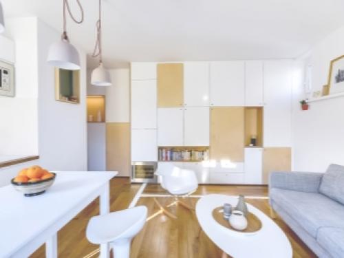 Дизайн интерьера однокомнатной квартиры.. Нестареющая классика 02