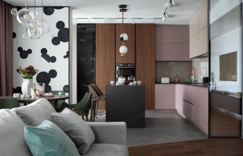 Дизайн однокомнатной квартиры 2022-2023. Планировки однокомнатной квартиры 16