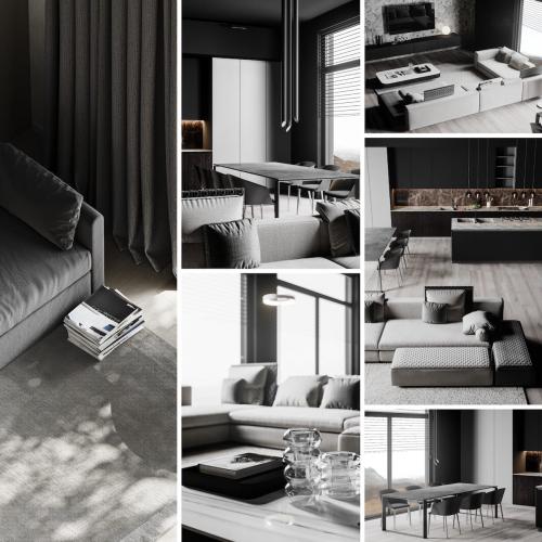 Сочетание цветов в интерьере с серым. Почему серый цвет в интерьере так популярен