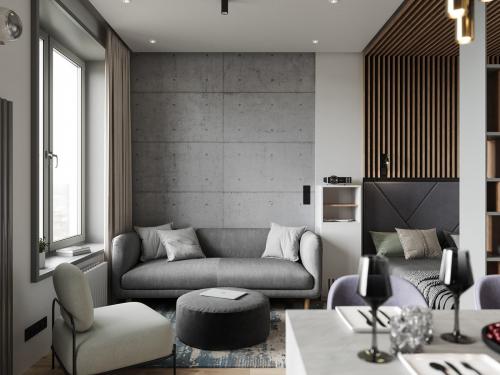 Сочетание цветов в интерьере с серым. Почему серый цвет в интерьере так популярен