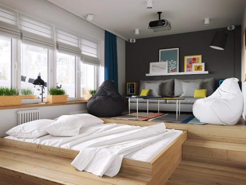 Фото 200+ дизайна однокомнатной квартиры 2022. Планировка однокомнатной квартиры 33 Фото 200+ дизайна однокомнатной квартиры 2022. Планировка однокомнатной квартиры 33