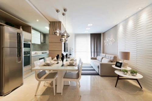 70 идей зонирования однокомнатной квартиры. Как отгородить спальное место в однокомнатной квартире фото 18