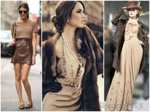 С чем сочетать бежевый цвет в одежде. Большой обзор по бежевому цвету в одежде: как носить, с чем сочетать, кому идет