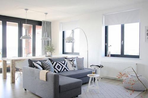 Жемчужно серый цвет стен. Использование серого цвета в интерьере