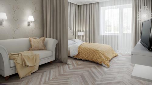 Использование перегородок в однокомнатной квартире. Преимущества и недостатки зонирования 27