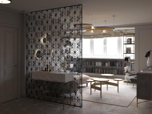 Разделение пространства: практические советы по отделению кухни от гостиной 17