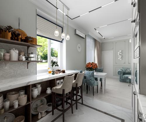 Объединение комнаты и кухни. Дизайн современной кухни-гостиной: 10 важных правил