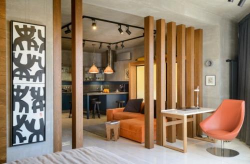 Разделение пространства: практические советы по отделению кухни от гостиной 07