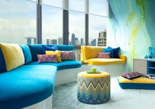 Желтый цвет в интерьере. Сочетание желтого цвета с другими цветами в интерьере