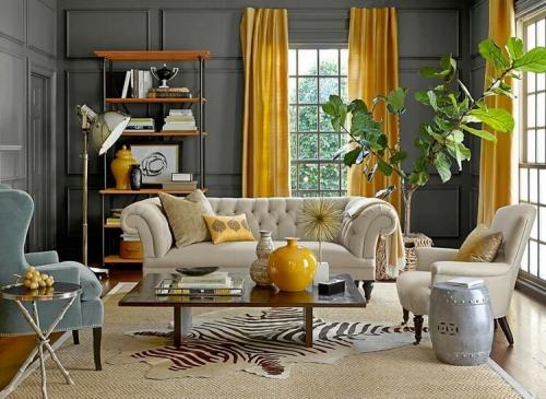 Желтый цвет в интерьере. Сочетание желтого цвета с другими цветами в интерьере