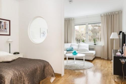 Гостиная спальня с перегородкой. Способы разделения