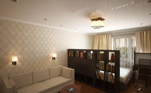 Гостиная спальня с перегородкой. Способы разделения