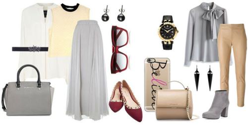 Сочетание серого и бежевого в одежде. Сочетание бежевого и серого в одежде