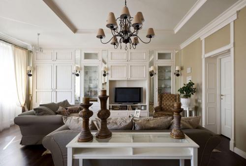 Интерьер в бежевых тонах с яркими акцентами. Популярные оттенки бежевого в интерьере