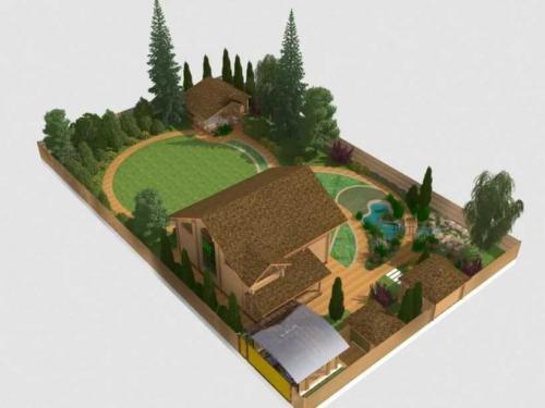 Дизайн участка 6 соток с домом. Планировка участка 6 соток своими руками — ТОП-130 фото стильного обустройства, проект планировки, новинки ландшафтного дизайна