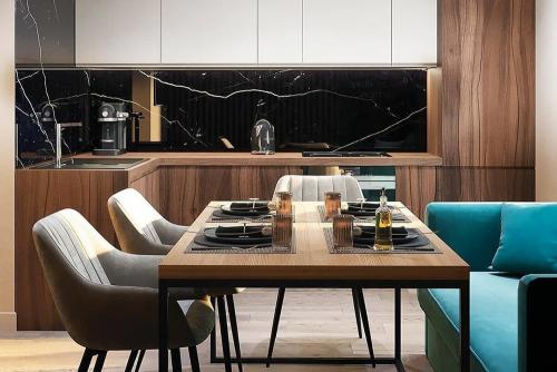 Какие современные технологии можно использовать в комнате-кухне. Современный дизайн кухни