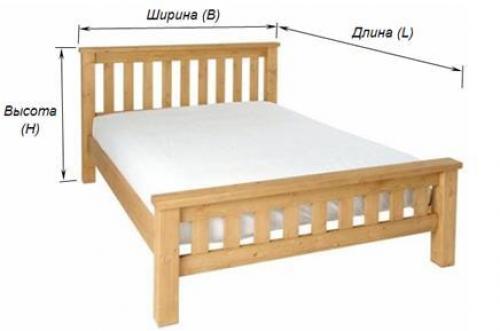 Размеры двуспальной кровати с тумбочками. Что нужно знать о габаритах