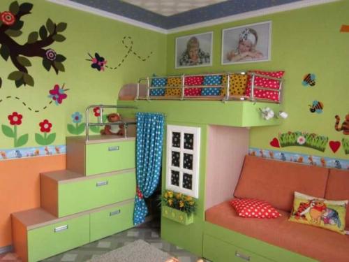 Детская комната для двоих разнополых детей. Детская комната для разнополых детей — 130 фото стильных детских комнат и обзор актуальных дизайнов интерьера
