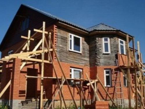 Облицовка дома из пеноблоков кирпичом. Возведение стен с облицовкой кирпичом 08 Облицовка дома из пеноблоков кирпичом. Возведение стен с облицовкой кирпичом 08