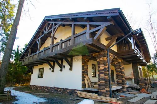 Технология облицовка стен из пеноблока кирпичом. Этапы работ 11