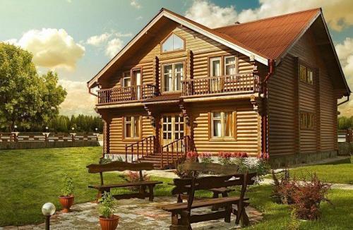 Сборка дома из клеёного бруса своими руками. Плюсы домов из клееного бруса 04 Сборка дома из клеёного бруса своими руками. Плюсы домов из клееного бруса 04