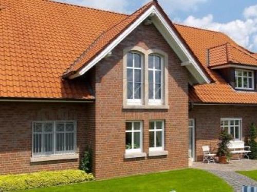 Облицовка дома из пенобетона клинкерным кирпичем. Облицовка кирпичом 07